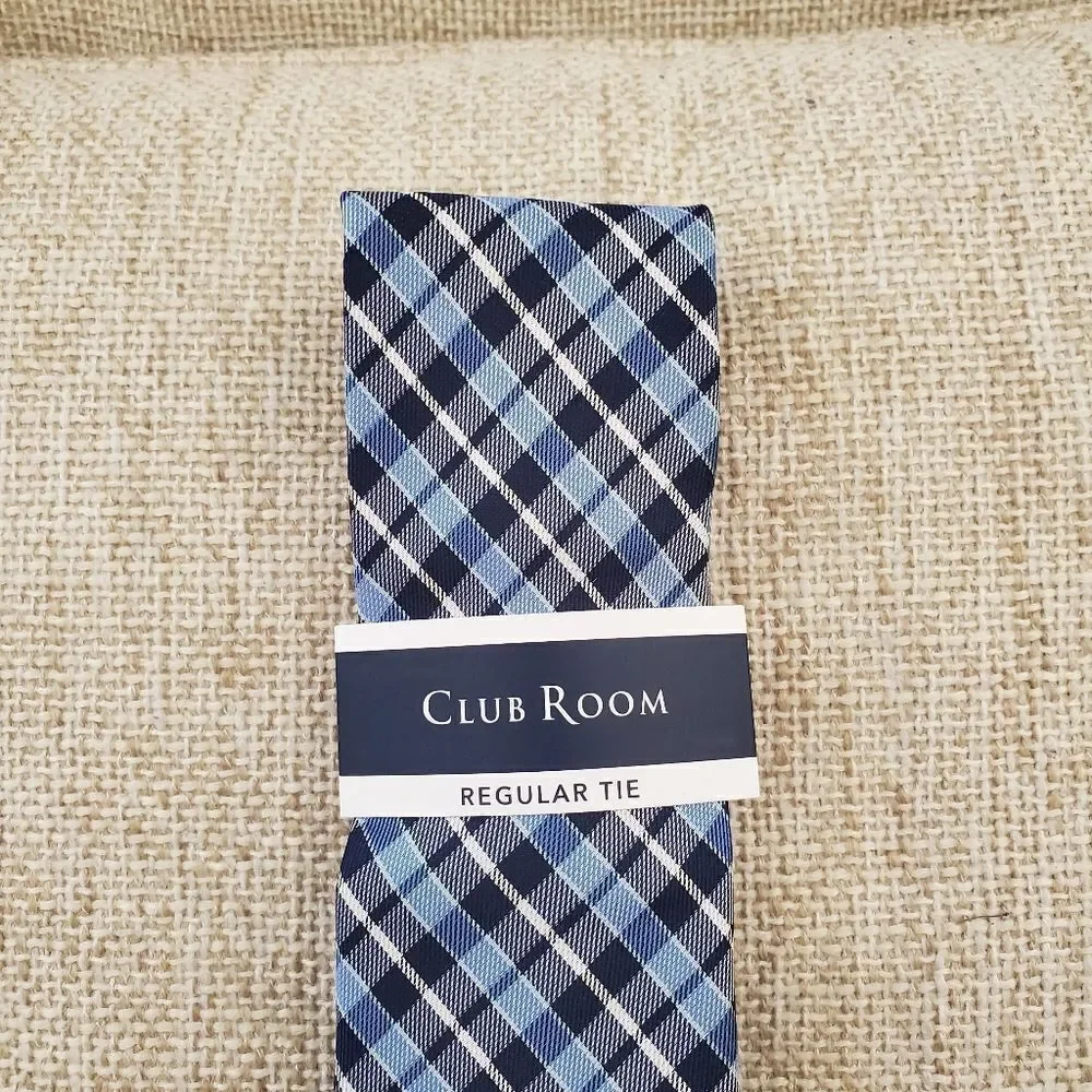 Club Room Everberg Classic Plaid Tie